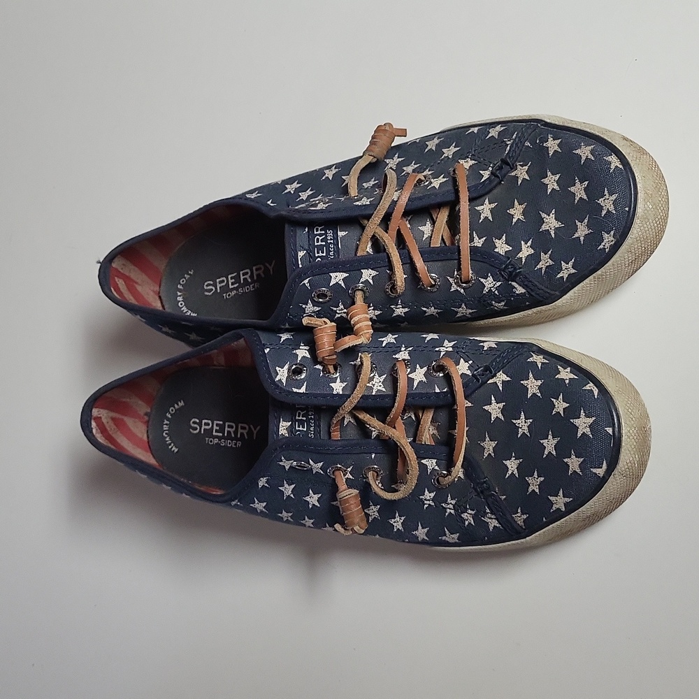 Sperry patriotic topsiders